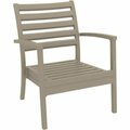 Book Publishing Co Artemis Club Chair Extra Large - Dove Gray - Set of 2 GR2842628
